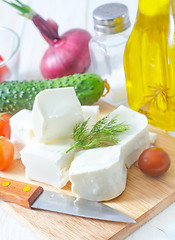 Image showing ingredients for greek salad