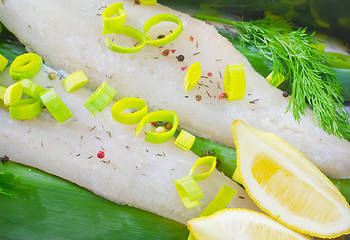 Image showing raw fish