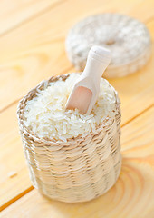 Image showing raw rice