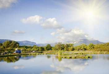 Image showing Lake in Crimea