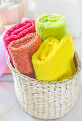 Image showing color towels