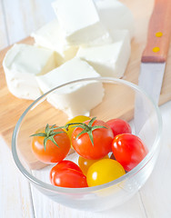 Image showing feta and tomato