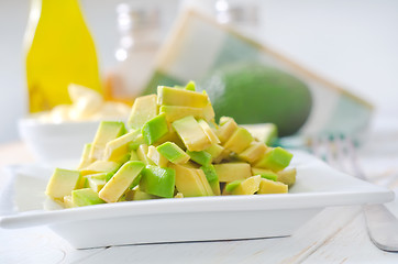 Image showing salad with avocado