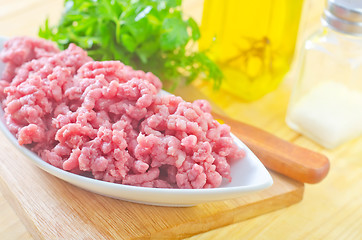 Image showing minced meat