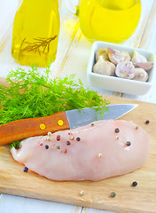 Image showing chicken fillet