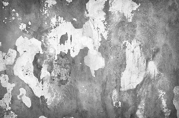 Image showing Aged street wall background, texture