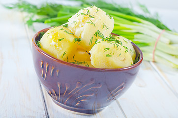 Image showing boiled potato