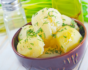 Image showing boiled potato