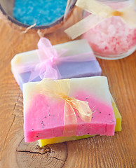 Image showing soap and salt