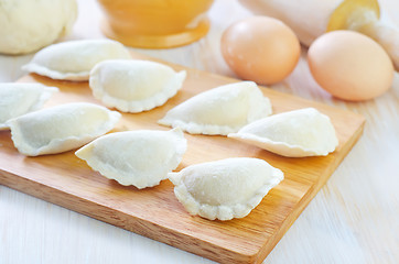 Image showing raw dumpling