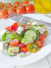 Image showing greek salad