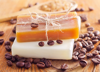 Image showing Soap and salt