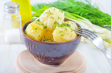 Image showing boiled potato