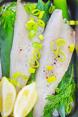 Image showing raw fish