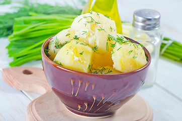 Image showing boiled potato