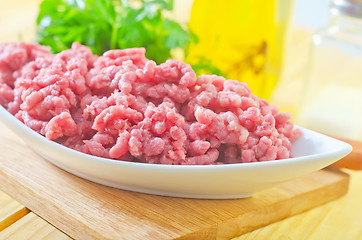 Image showing minced meat