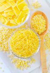 Image showing raw pasta