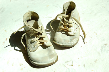 Image showing Vintage Baby Shoes