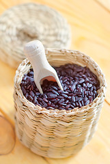 Image showing black rice