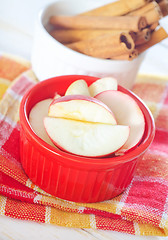 Image showing apples and cinnamon