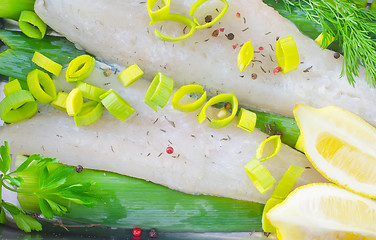 Image showing raw fish