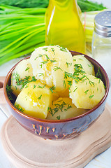 Image showing boiled potato