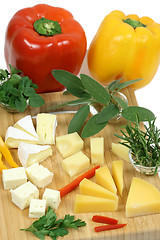 Image showing Cheese board