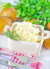 Image showing mashed potato