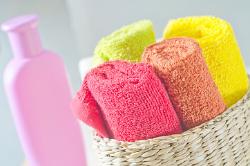 Image showing color towels