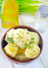 Image showing boiled potato