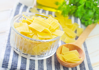 Image showing raw pasta