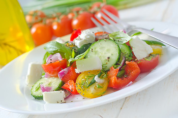 Image showing greek salad