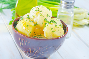 Image showing boiled potato