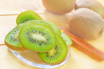 Image showing fresh kiwi