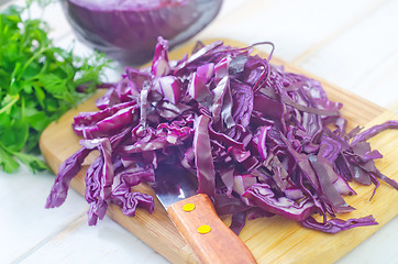 Image showing blue cabbage