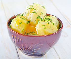 Image showing boiled potato