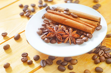 Image showing aroma spice and coffee