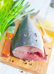 Image showing raw tuna