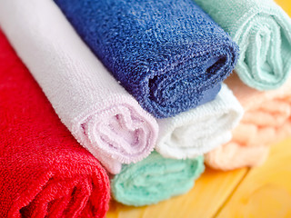 Image showing color towels