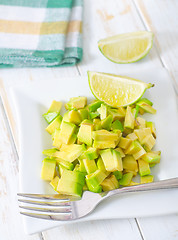 Image showing salad with avocado