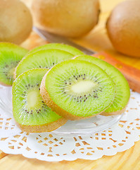 Image showing fresh kiwi