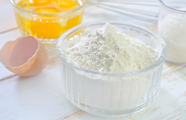 Image showing ingredients for dough