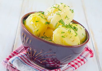 Image showing boiled potato