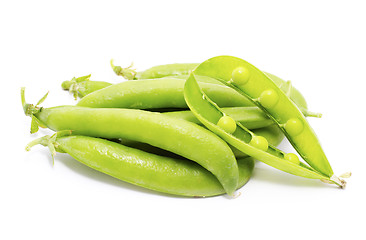 Image showing green peas