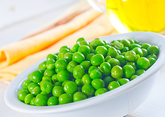 Image showing green peas