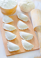 Image showing ingredients for dough and dumpling