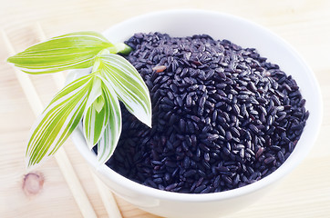 Image showing black rice