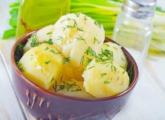 Image showing boiled potato