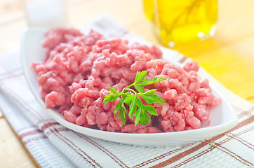 Image showing minced meat