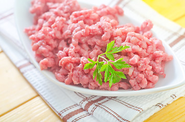 Image showing minced meat